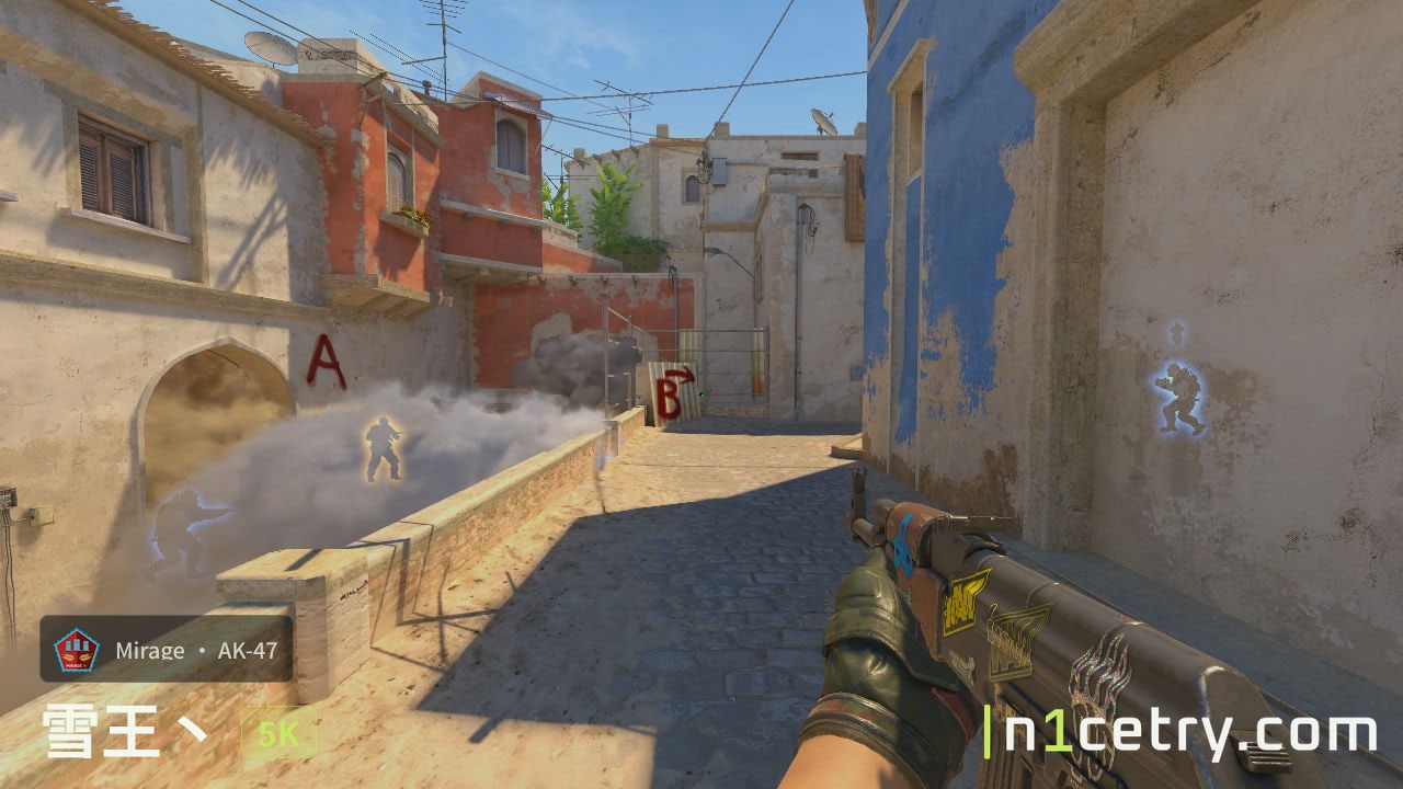 雪王丶 五杀 + 1v4 残局