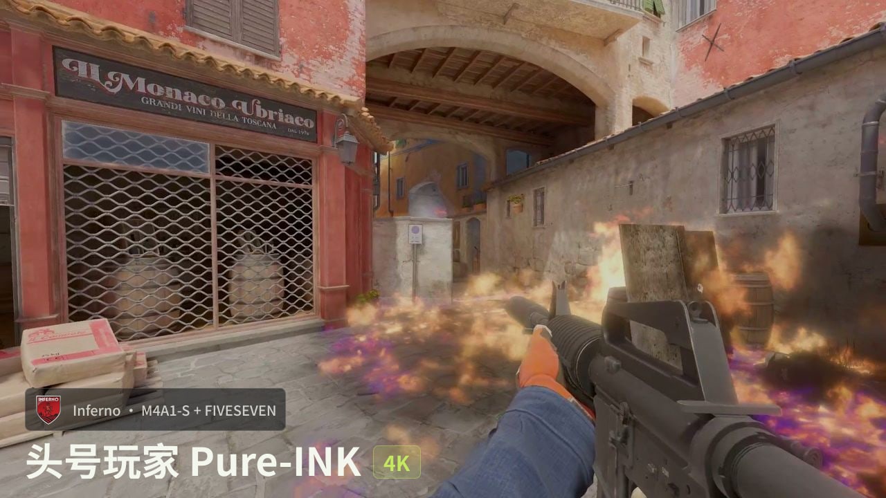 头号玩家 Pure-INK M4A1-S + FN57 四杀